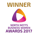 Winner of North Notts Business Women Award 2017 - Women in Tech